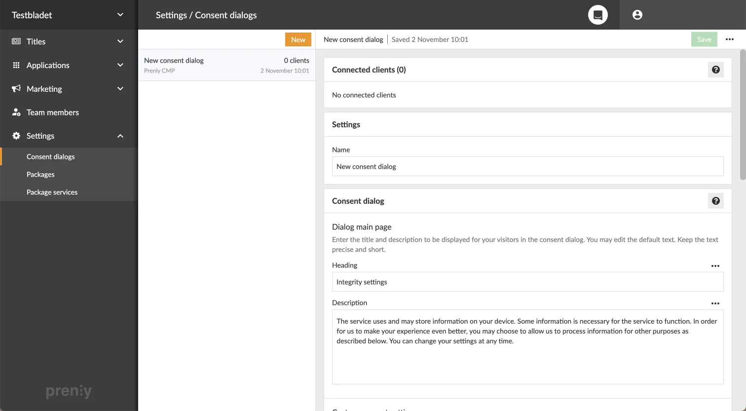 Configuring the module is as easy as counting to three!