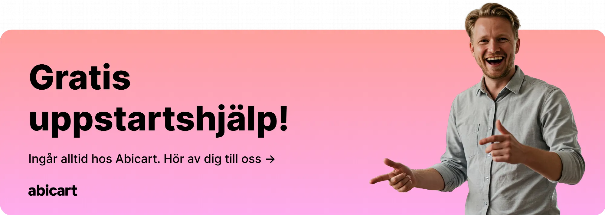 Gratis uppstartshjälp med din Webshop hos Abicart